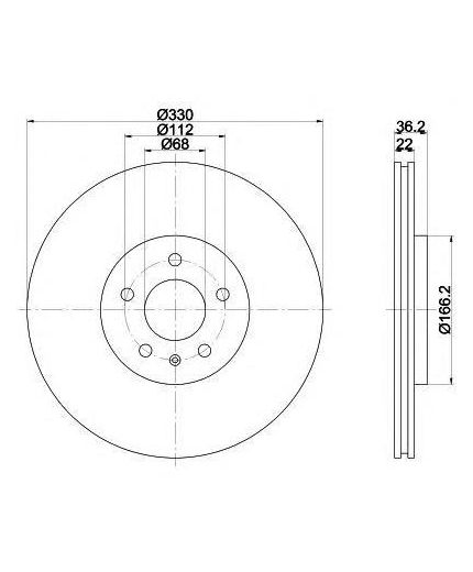 Textar Тормозной диск с покрытием PRO