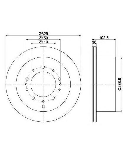 Textar Тормозной диск с покрытием PRO Фото 2