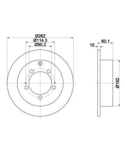 Textar Тормозной диск с покрытием PRO