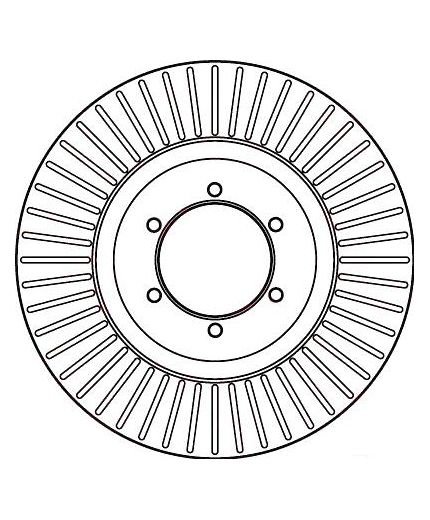 TRW Тормозной диск передний