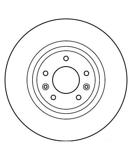 TRW Тормозной диск передний