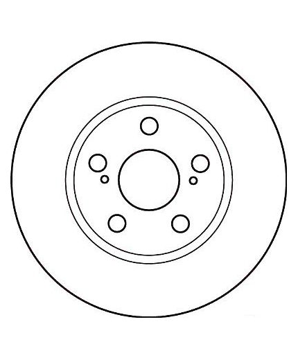 TRW Тормозной диск передний