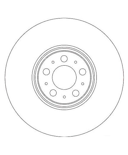 TRW Тормозной диск передний