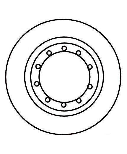 TRW Тормозной диск передний