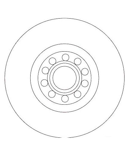 TRW Тормозной диск передний