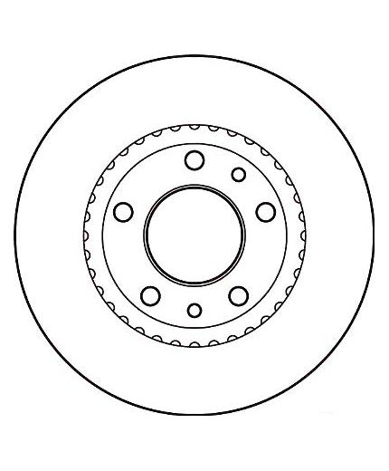 TRW Тормозной диск передний