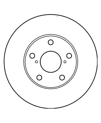 TRW Тормозной диск передний