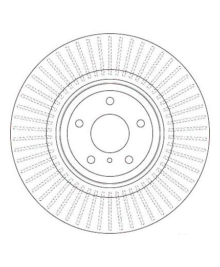 TRW Тормозной диск передний