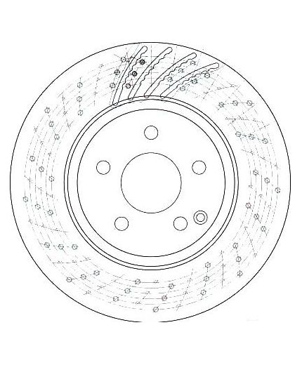 TRW Тормозной диск передний