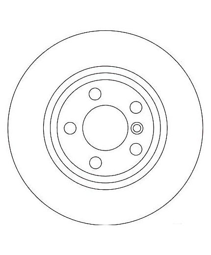 TRW Тормозной диск передний