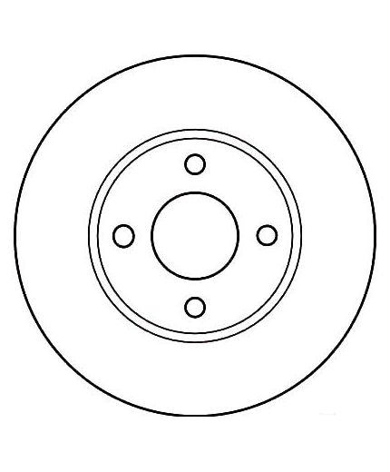 TRW Тормозной диск передний