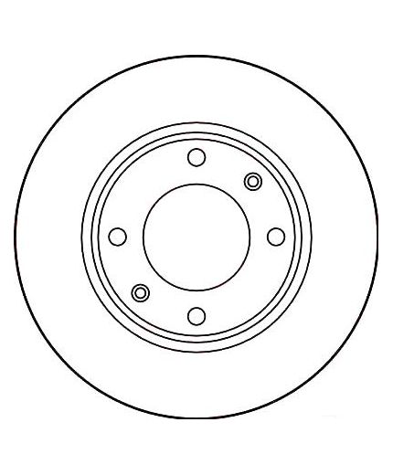 TRW Тормозной диск передний