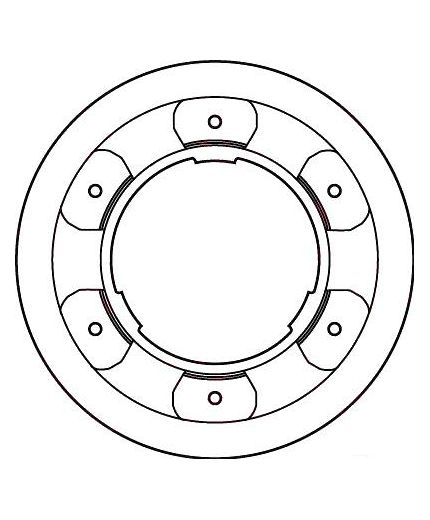 TRW Тормозной диск задний