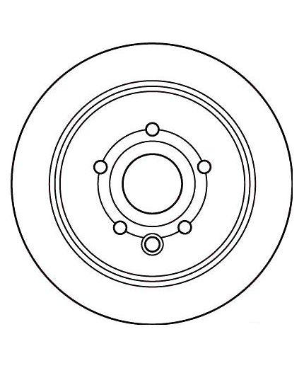 TRW Тормозной диск задний
