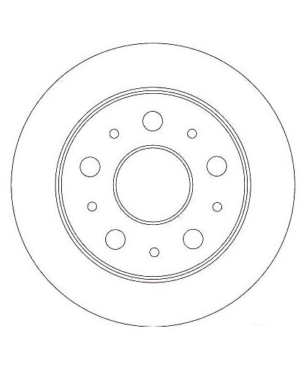 TRW Тормозной диск задний