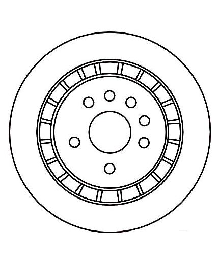 TRW Тормозной диск задний