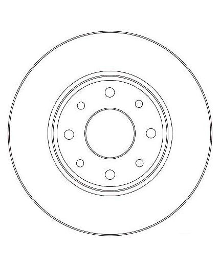 TRW Тормозной диск задний Фото 2