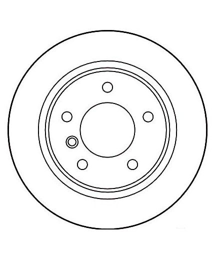 TRW Тормозной диск задний