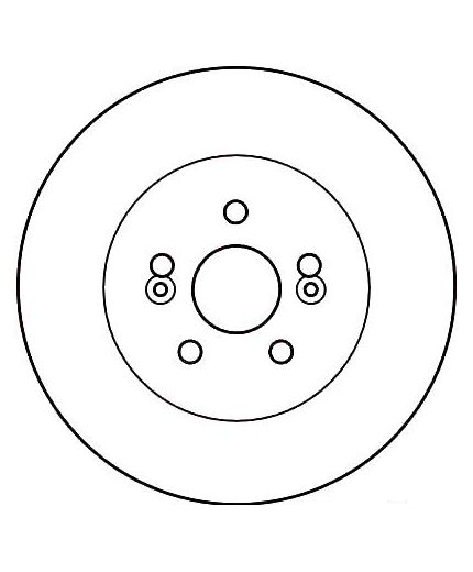 TRW Тормозной диск задний