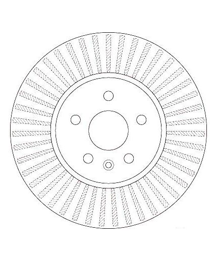 TRW Тормозной диск Фото 2