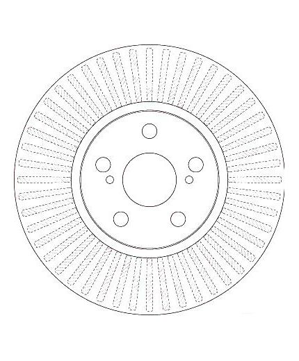 TRW Тормозной диск