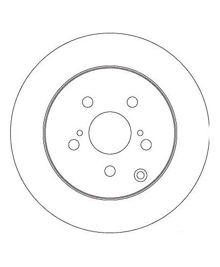 TRW Тормозной диск