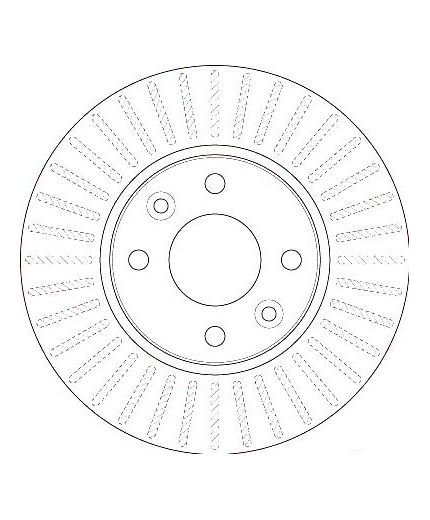 TRW Тормозной диск
