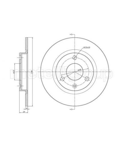 Trusting Тормозной диск