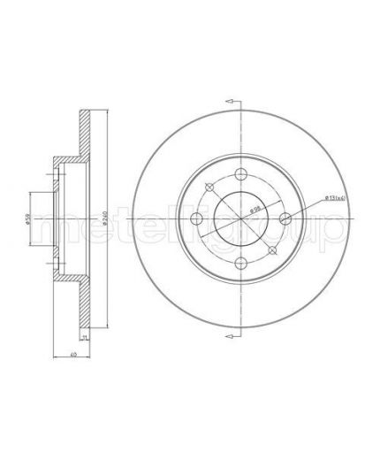 Trusting Тормозной диск