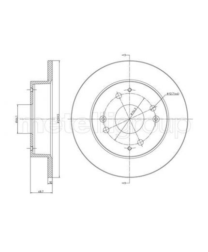 Trusting Тормозной диск