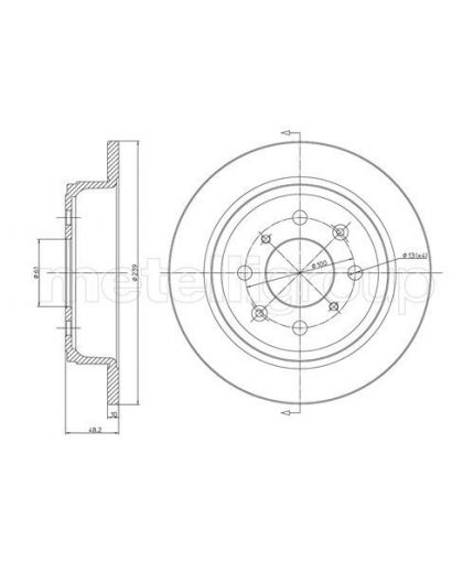 Trusting Тормозной диск