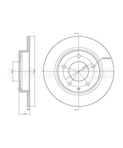 Trusting Тормозной диск