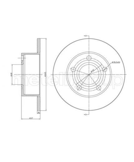 Trusting Тормозной диск