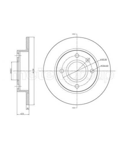 Trusting Тормозной диск