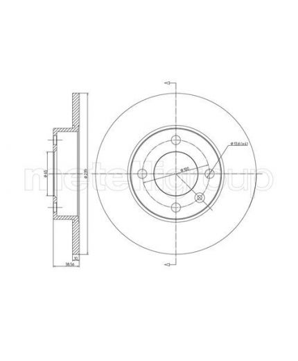 Trusting Тормозной диск