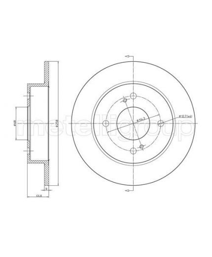 Trusting Тормозной диск