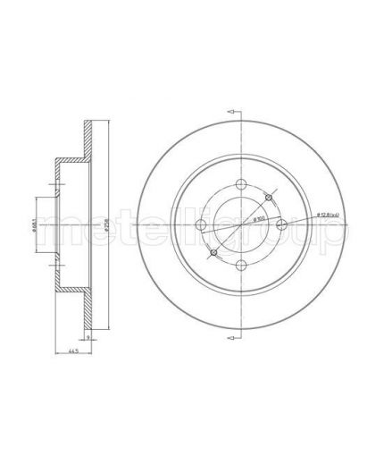 Trusting Тормозной диск