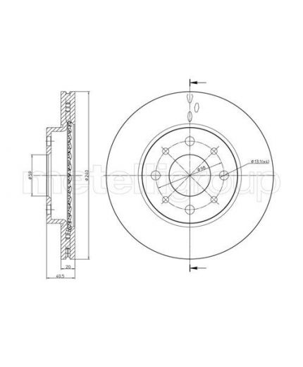 Trusting Тормозной диск