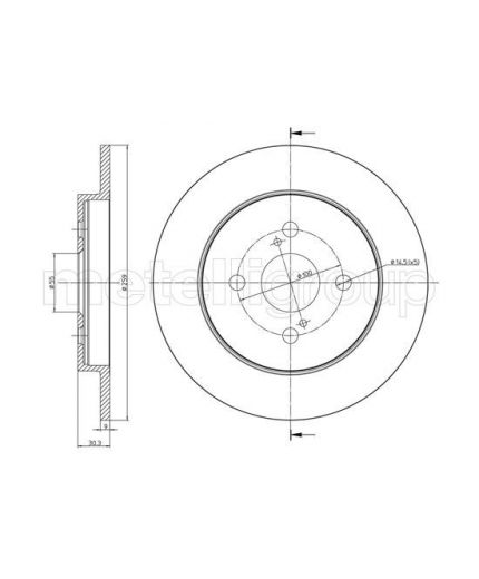 Trusting Тормозной диск