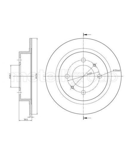 Trusting Тормозной диск
