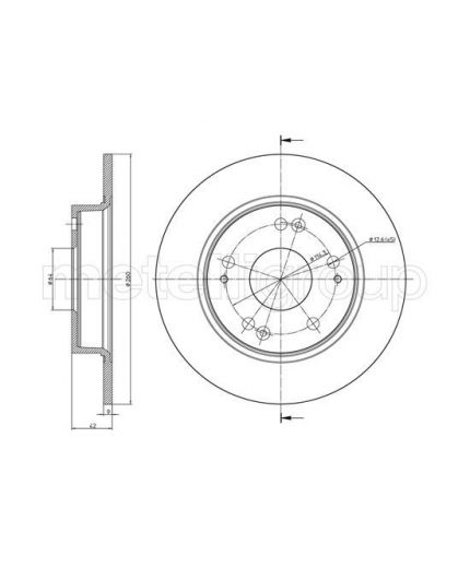 Trusting Тормозной диск