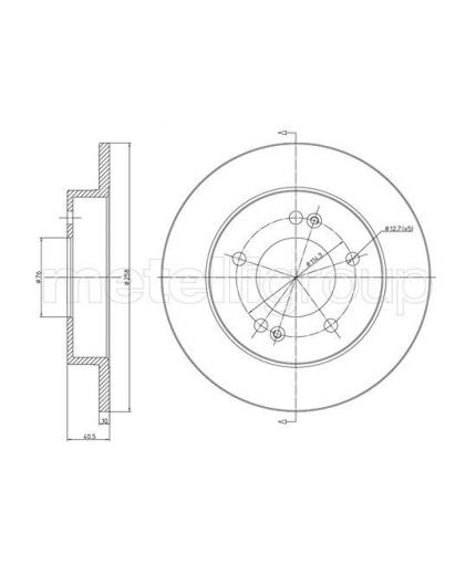 Trusting Тормозной диск