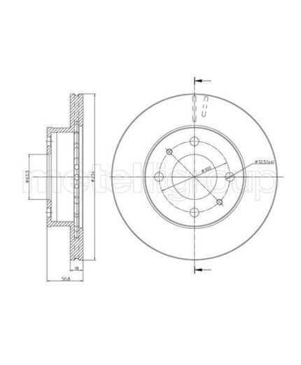 Trusting Тормозной диск
