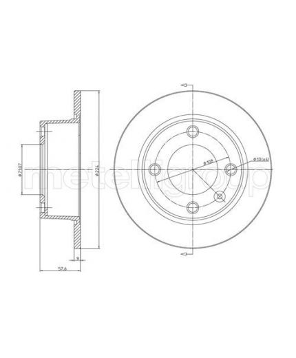 Trusting Тормозной диск