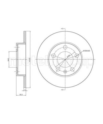Trusting Тормозной диск