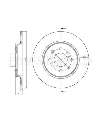 Trusting Тормозной диск