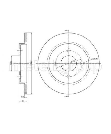 Trusting Тормозной диск