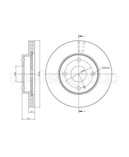 Trusting Тормозной диск