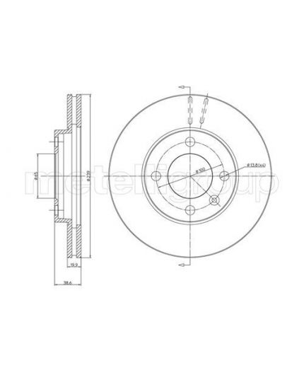 Trusting Тормозной диск