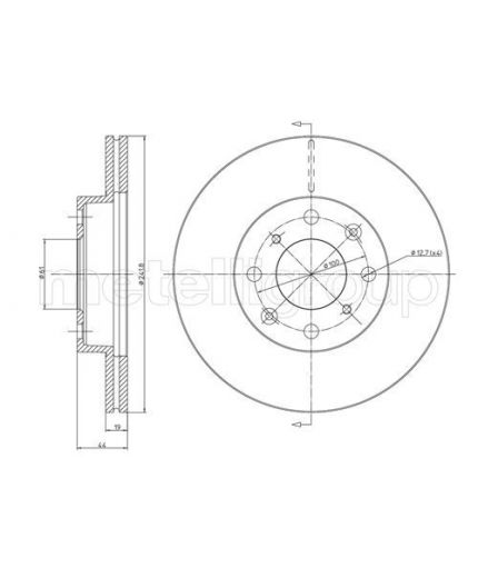 Trusting Тормозной диск